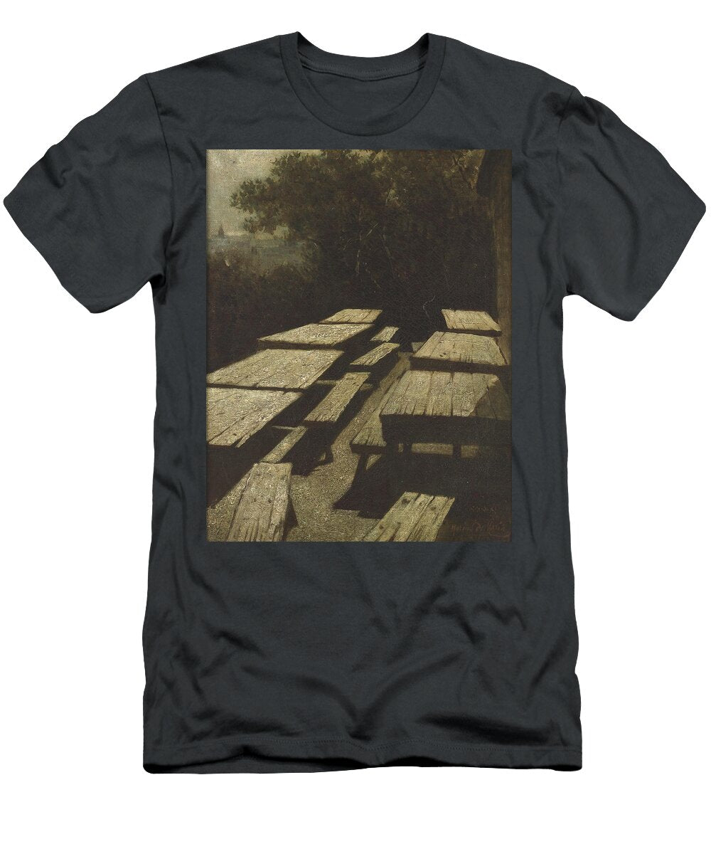 Luna Sulle Tavole Di Un Osteria Mario De Maria T-Shirt