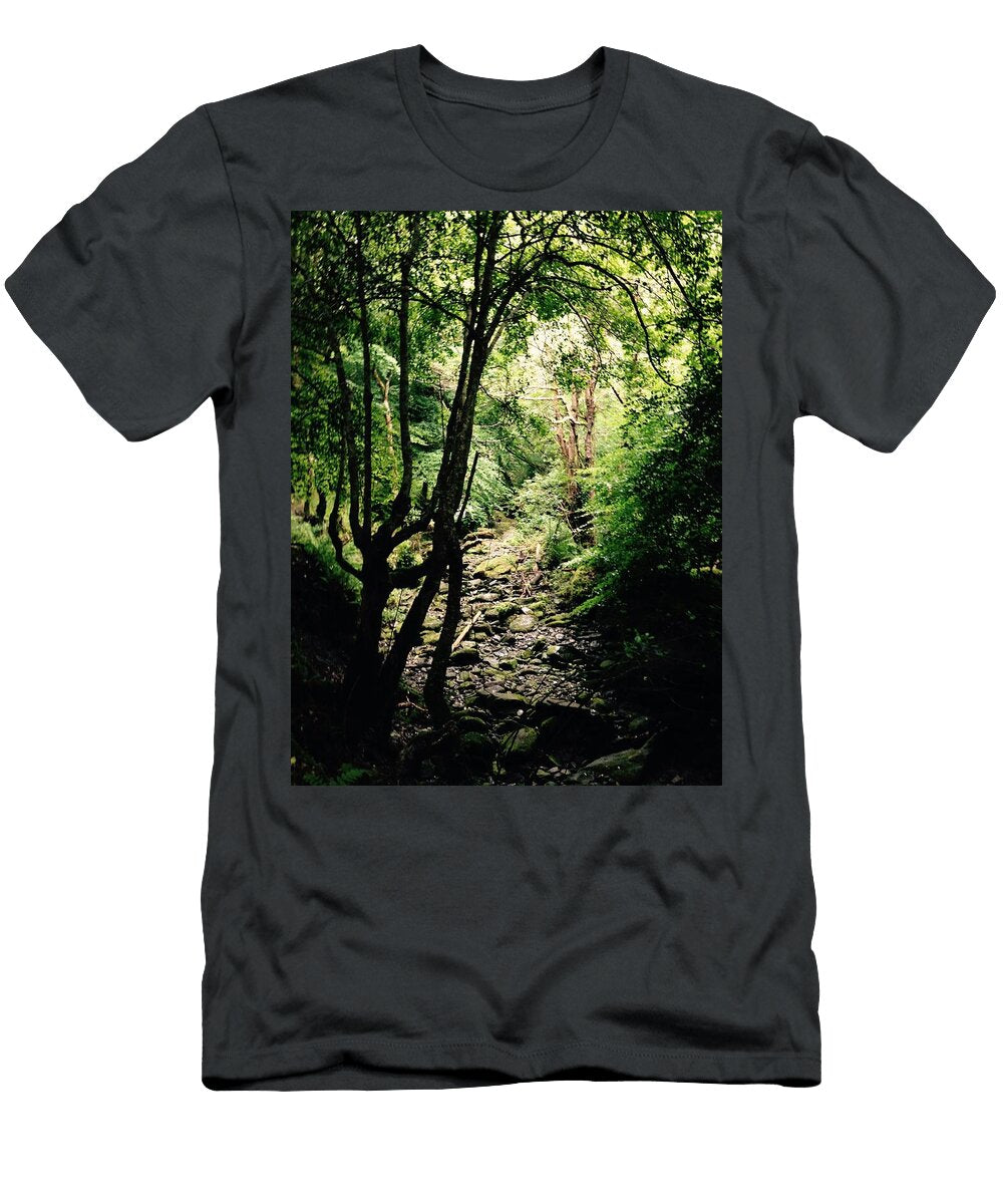 Lush Green Forest Path LA Veta Kirby T-Shirt
