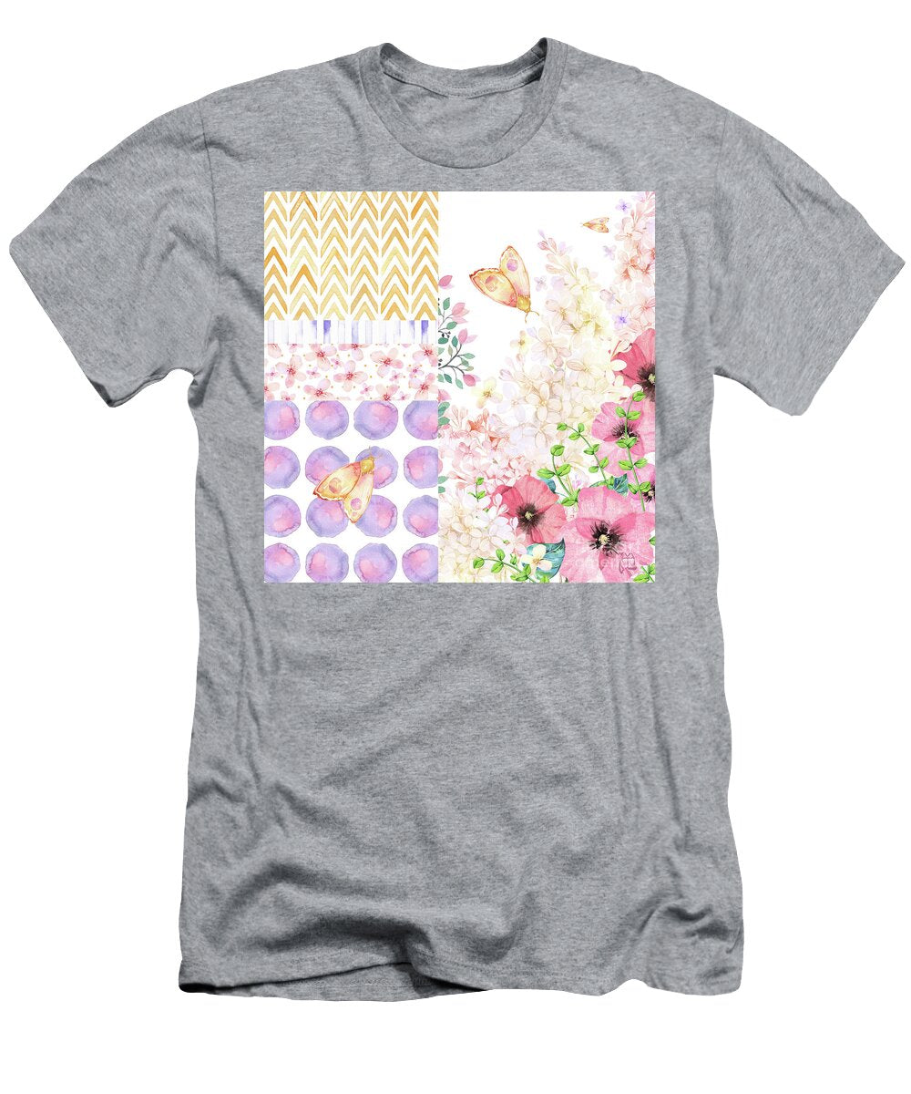 Lush Summer Afternoon Floral Medley Garden Art Tina Lavoie T-Shirt