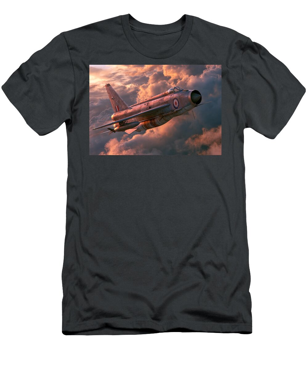 Mach Speed Lightning in Ascent Start Aviation T-Shirt