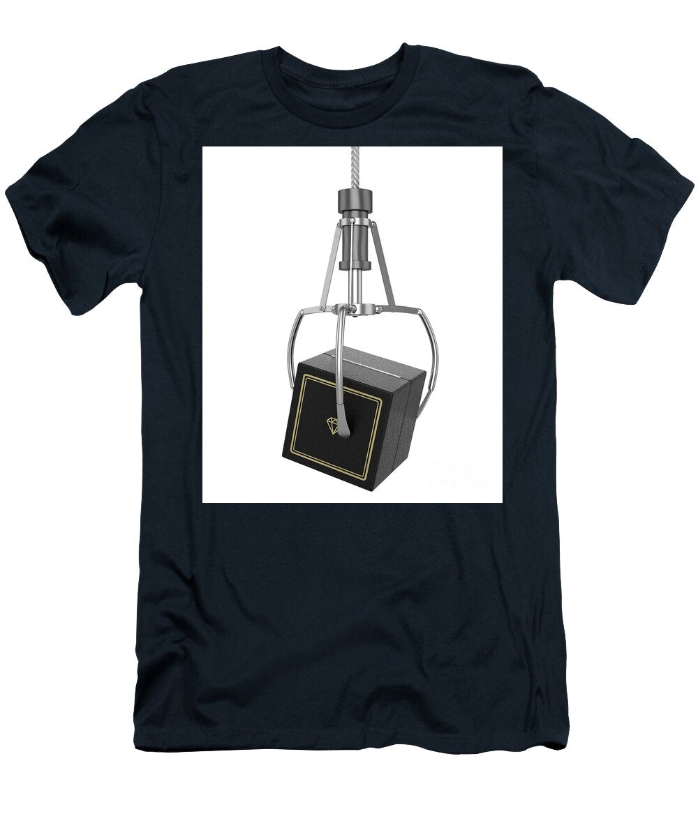 Machine Claw Grabbing Wedding Ring Box Allan Swart T-Shirt