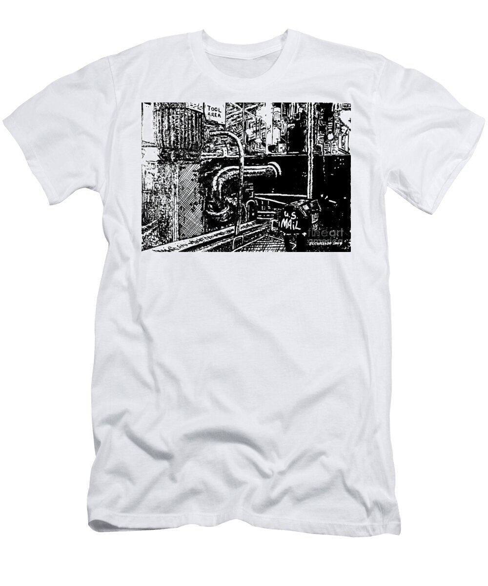 Machine Painted Like Mailbox At Ford Sterling Axle J L Carey Jr T-Shirt