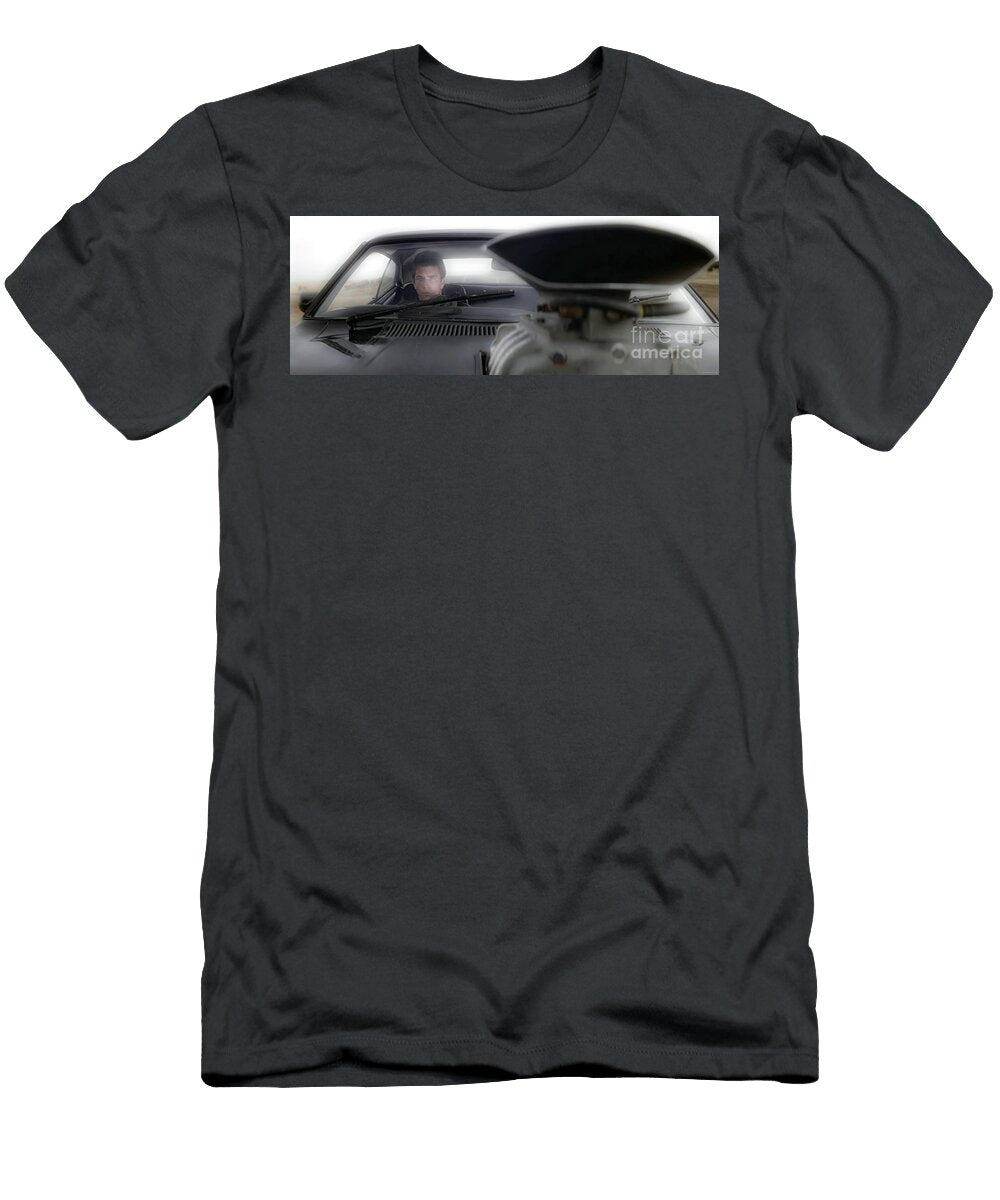 Mad Max Windshield and Supercharged Motor Retrographs T-Shirt