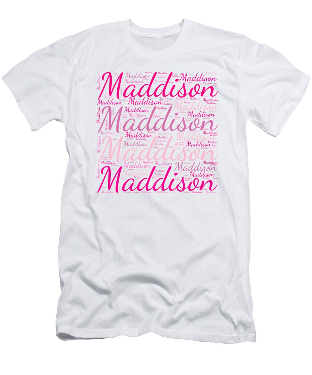 Maddison Names Without Frontiers Vidddie Publyshd T-Shirt
