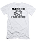 Made in 63 55 Years of Awesomeness Jacob Zelazny T-Shirt