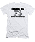 Made in 73 45 Years of Awesomeness Jacob Zelazny T-Shirt