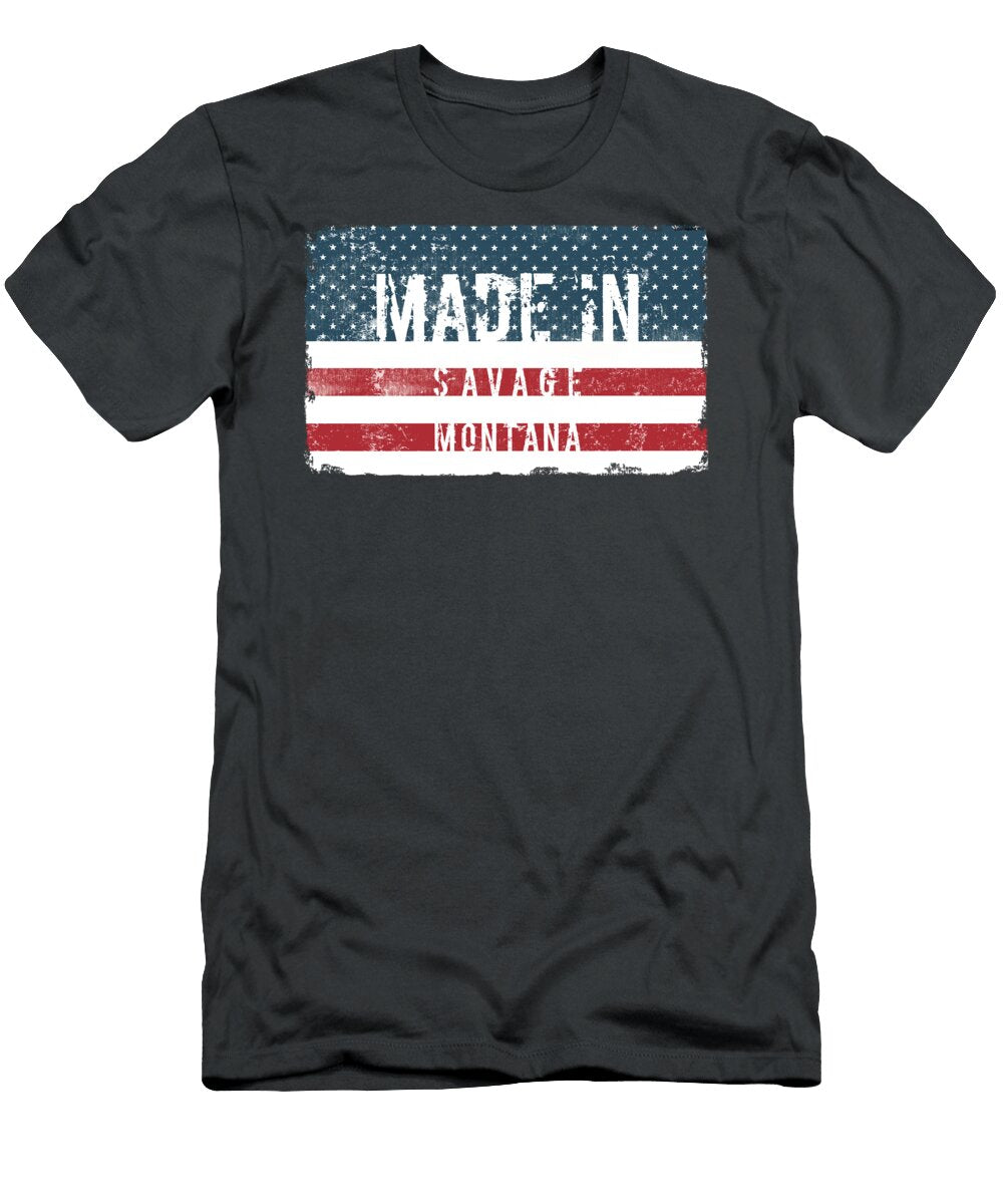 Made in Savage Montana Tintodesigns T-Shirt