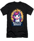 Majestically Awkward Unicorn Close Up Design Mark Jorgensen T-Shirt