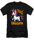 Majestically Awkward Unicorn with Sparkles Mark Jorgensen T-Shirt