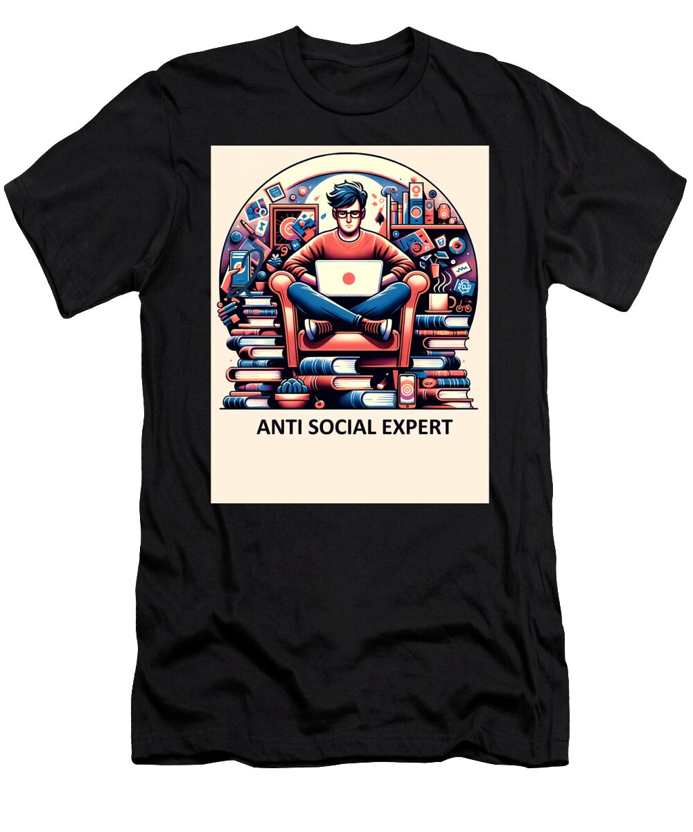 Make a Statement with Our Antisocial Expert Krepulah T-Shirt