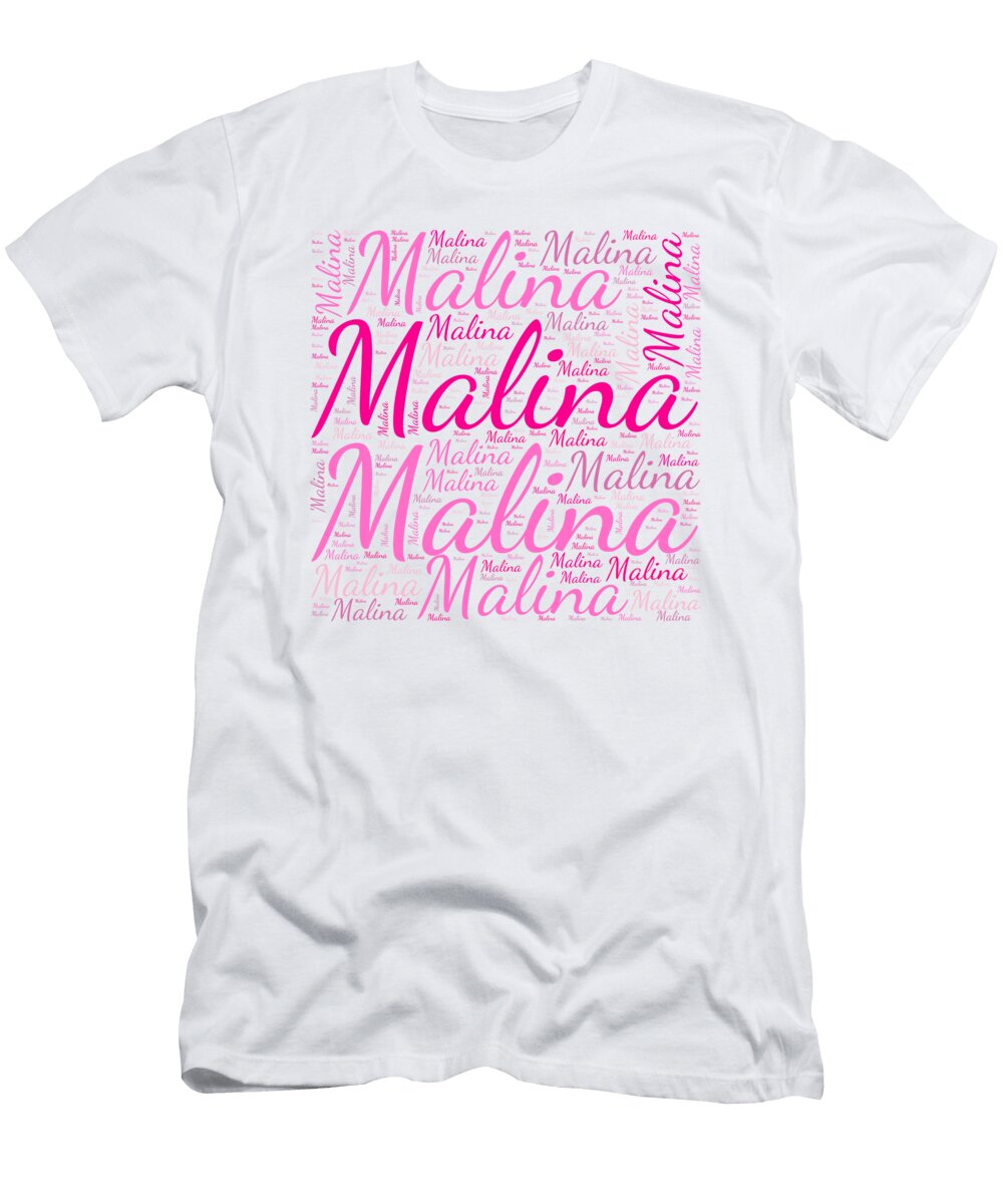 Malina Names Without Frontiers Vidddie Publyshd T-Shirt