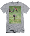 Mama and Juvenile Sandhill Crane Carol Groenen T-Shirt