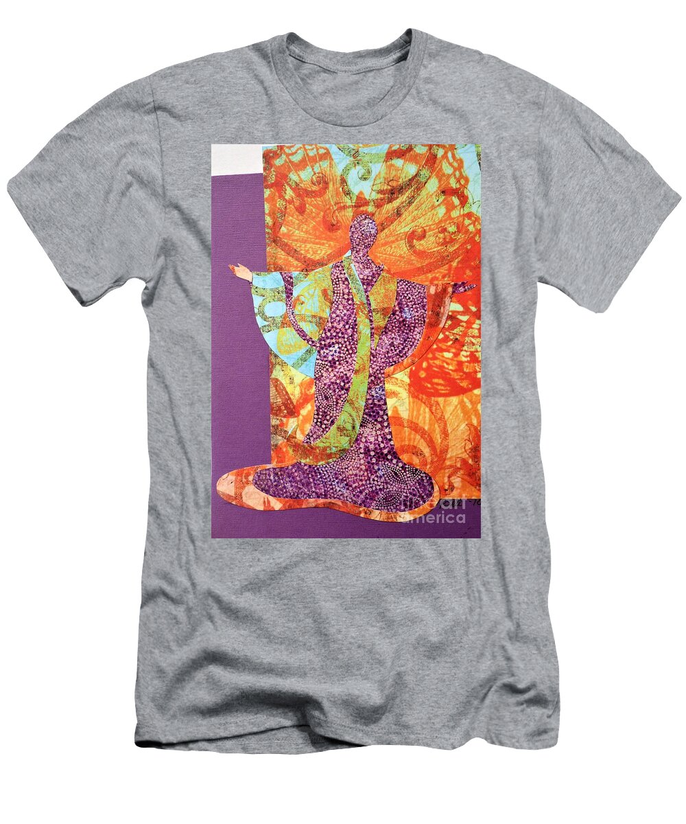 Mama Butterfly Cat Pancake T-Shirt