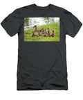 Mama Mallard and Her Clutch of Ducklings Gaby Ethington T-Shirt