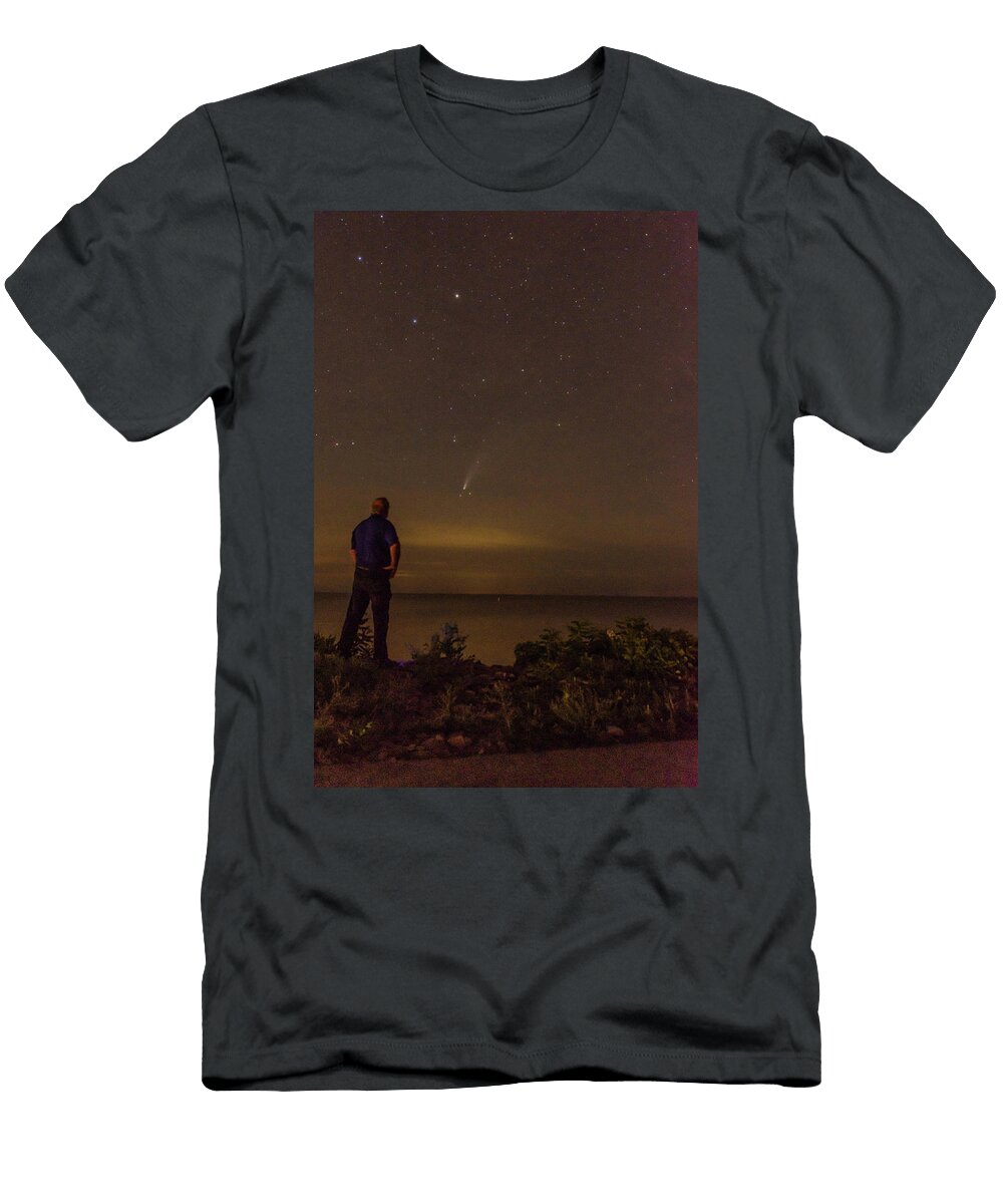 Man and the Universe Wayne Kirby T-Shirt