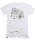 Man Asks Electrician Whether or Not He Wants to Engage in Small Talk Benjamin Schwartz T-Shirt