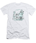 Man Barbequing At Outdoor Grill Csa Images T-Shirt