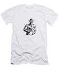 Man Carrying Model Home Csa Images T-Shirt