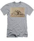 Man Clutching a Horse in Water After Poussins Deluge Theodore Gericault T-Shirt