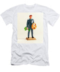 Man Holding Lock and Key Csa Images T-Shirt