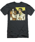 Man in Lab Coat Reading Csa Images T-Shirt