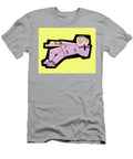 Man in Pajamas Drinking Coffee Csa Images T-Shirt