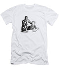 Man Looking At Book with Son Csa Images T-Shirt