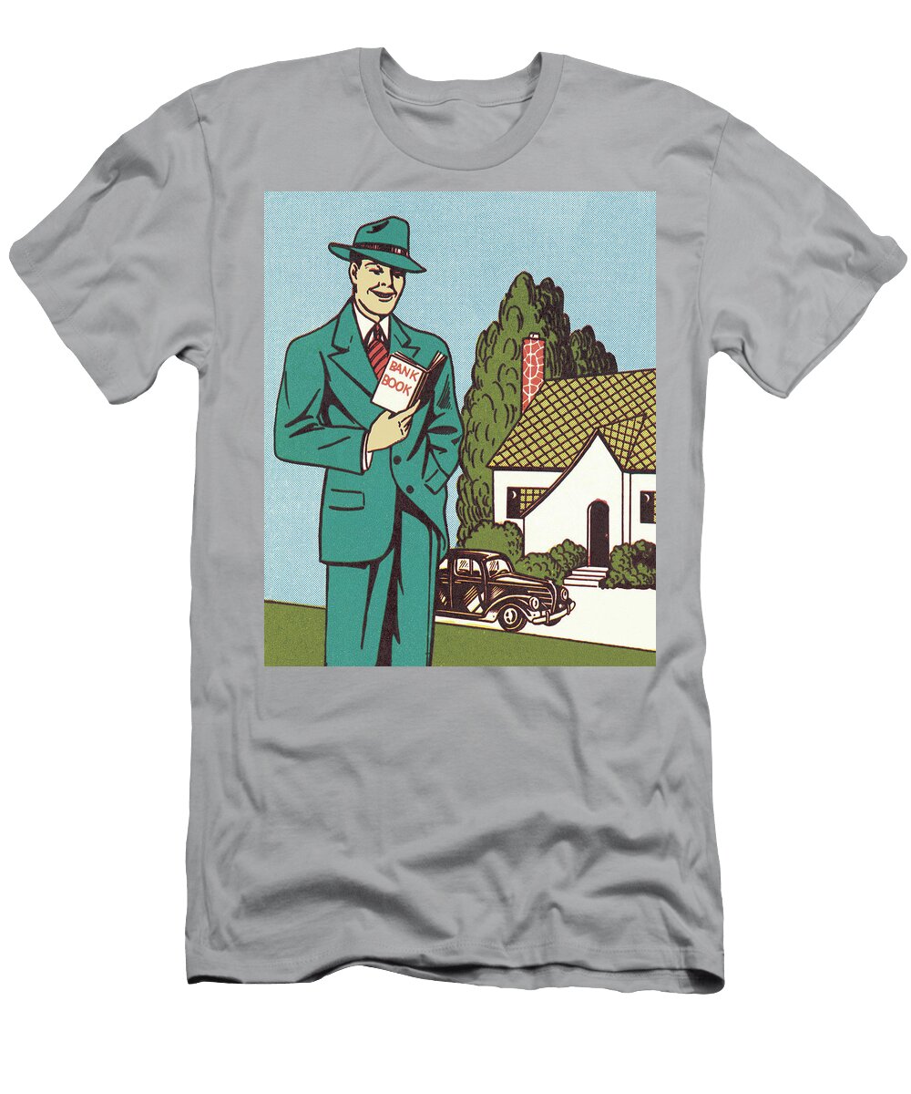 Man Purchasing a House Csa Images T-Shirt