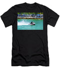 Man Riding a Waverunner in Miami Going Through the Haulover Inle Felix Mizioznikov T-Shirt