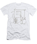 Man Sees Sign Stating Dog for Sale House and Land Thrown Ron Morgan T-Shirt
