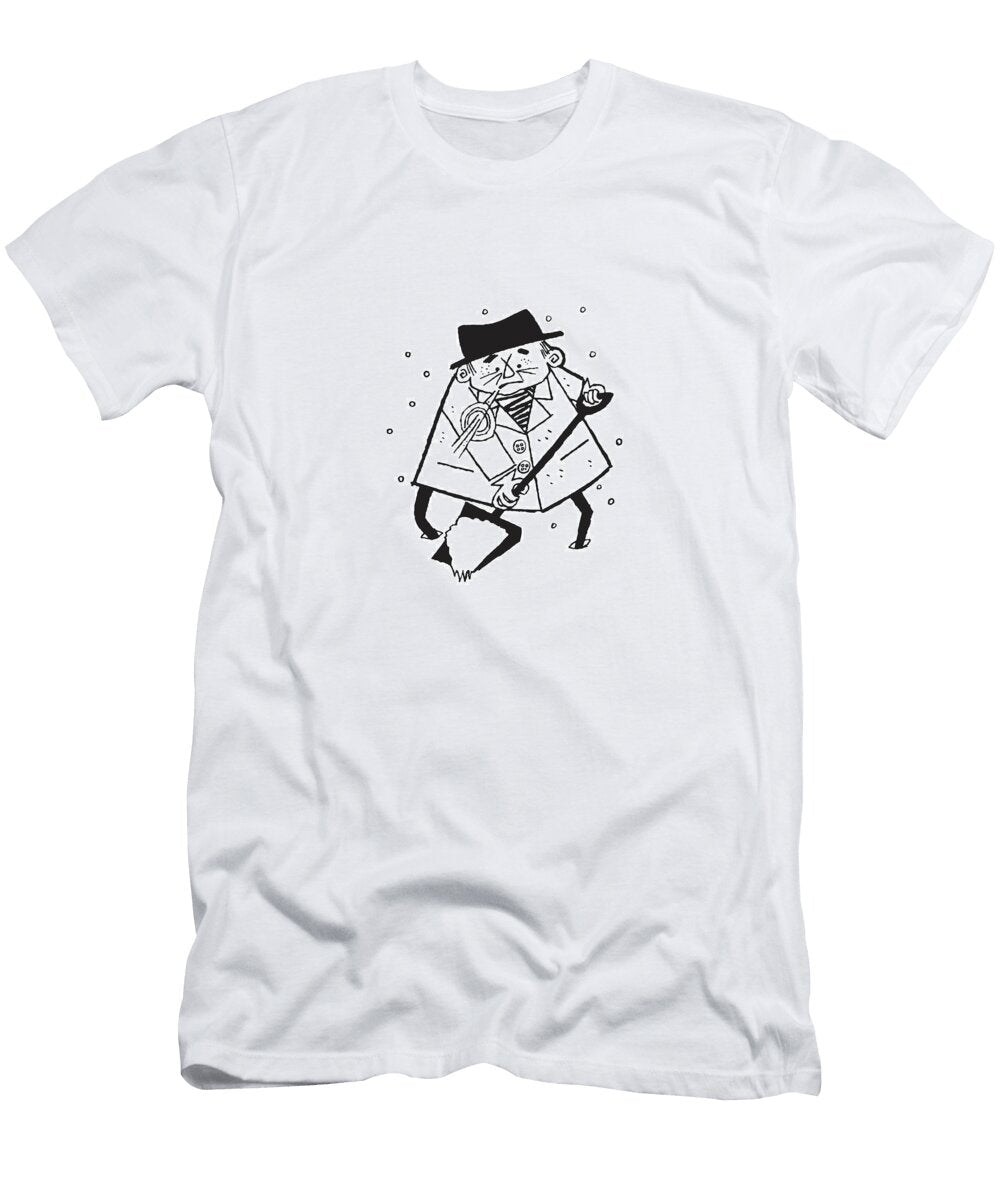 Man Shoveling Snow Csa Images T-Shirt