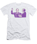 Man with Raised Hand for Vow Csa Images T-Shirt