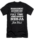 Management Accountant Ninja Job Gift Item Shi Hu Kang T-Shirt