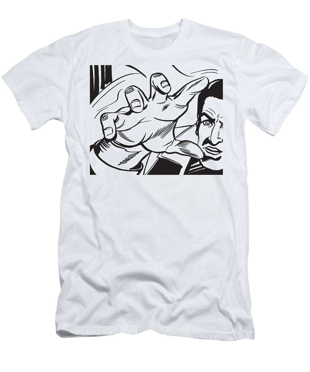 Mans Hand Grabbing Csa Images T-Shirt
