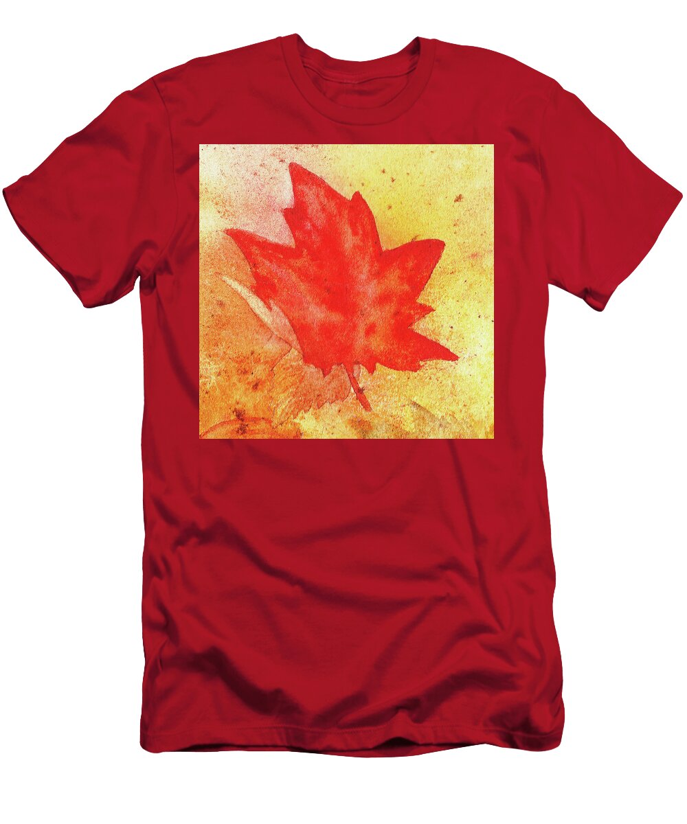 Maple Leaf Drifting with the Wind Irina Sztukowski T-Shirt