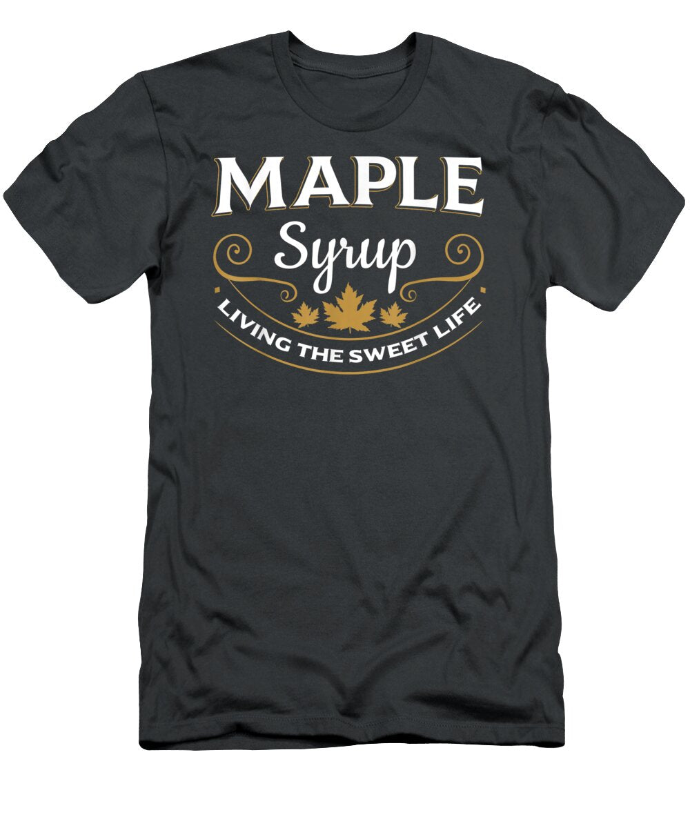 Maple Syrup Breakfast Lover Sweet Pancake Canada Canada Day Diwanu Harlo T-Shirt