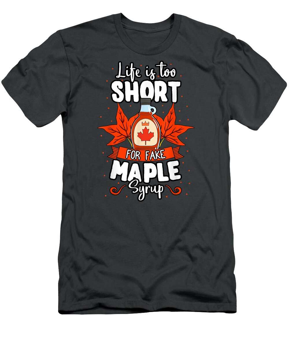 Maple Syrup Sweet Pancake Canada Breakfast Lover Canada Day Oakleyray5mimi T-Shirt