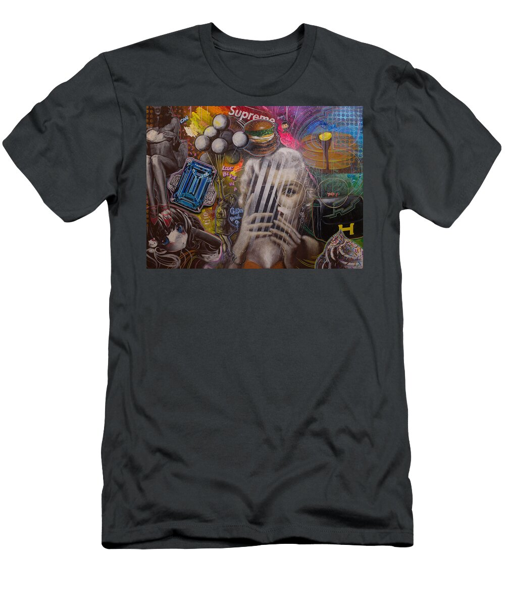 Marilyn Monroe Supreme Oppenheimer Blue Diamond Hermes Bag Manga Hamburger Banksy Balloon Girl Cake Michael Andrew Law Cheuk Yui T-Shirt
