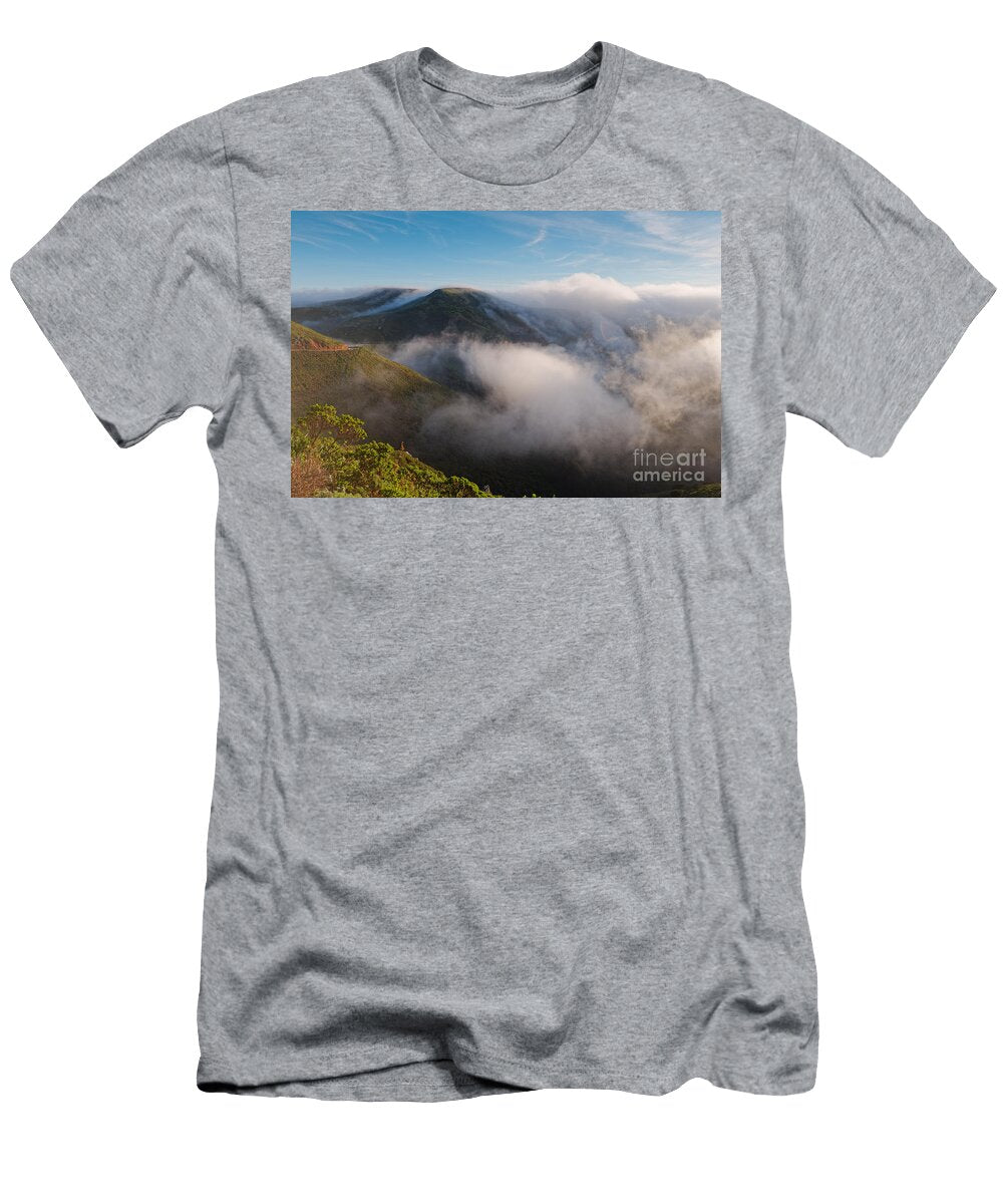 Marin Headlands Fog Rising Sausalito Marin County California Silvio Ligutti T-Shirt