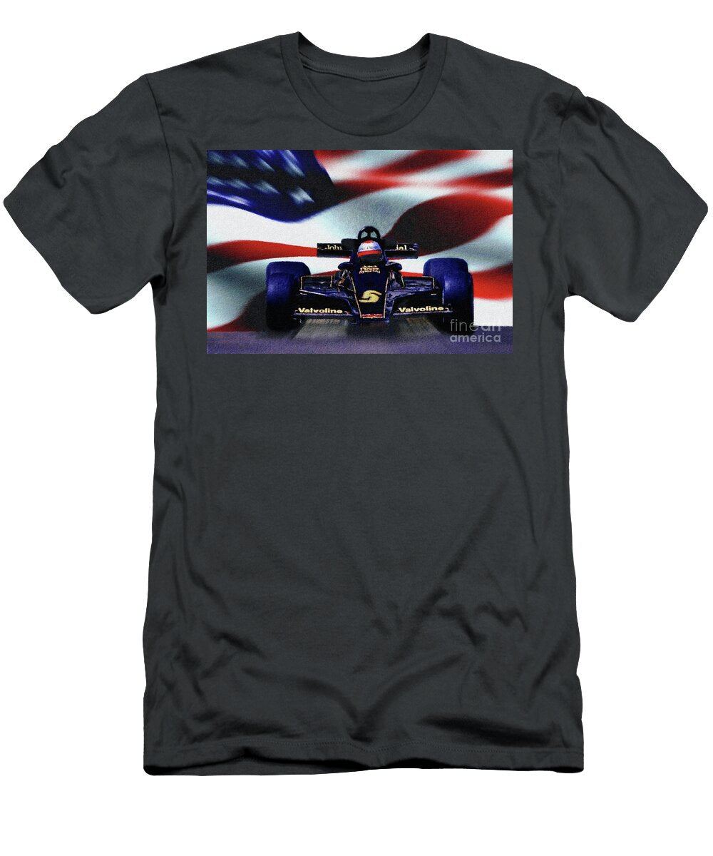 Mario Andretti Jps Lotus 78 Joe Vella T-Shirt
