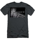 Mario Cuomo Bridge At Night Bw Ii Susan Candelario T-Shirt