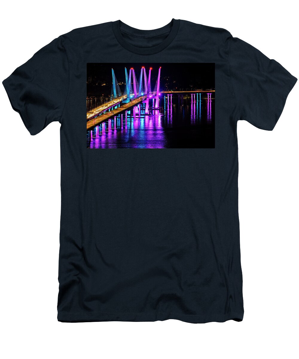 Mario Cuomo Bridge Tappaz Zee Susan Candelario T-Shirt