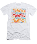 Mario First Name Without Frontiers for Boys Vidddie Publyshd T-Shirt