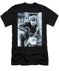 Marlon Brando the Wild One Silver Print Kultur Arts Studios T-Shirt