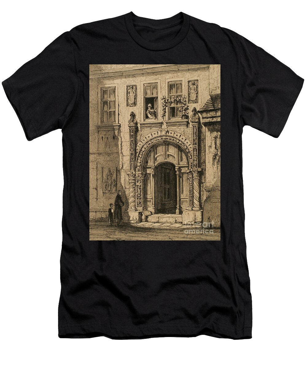 Martin Luther 1483 1546 German Reformer Luther House in Eisenach 1880 Unknown Artist T-Shirt