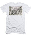 Martin Luther 1483 1546 Writing on the Church Door At Wittenberg in 1517 Swiss School T-Shirt