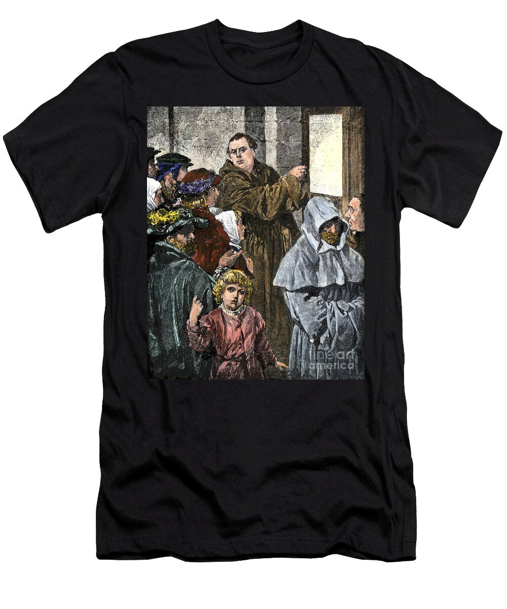 Martin Luther At Wittenberg American School T-Shirt