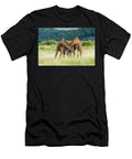 Masai Giraffe Males Fighting Masai Mara Game Reserve Denis Huot Natureplcom T-Shirt