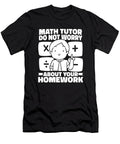 Math Teacher Homework Education School Educator Math Tutor Crazy Squirrel T-Shirt