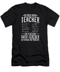 Math Teacher Retired School Education Educator Math Tutor Crazy Squirrel T-Shirt